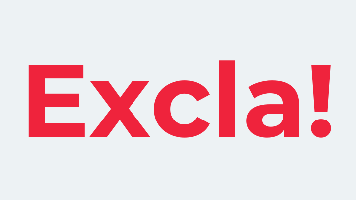 Excla! banner